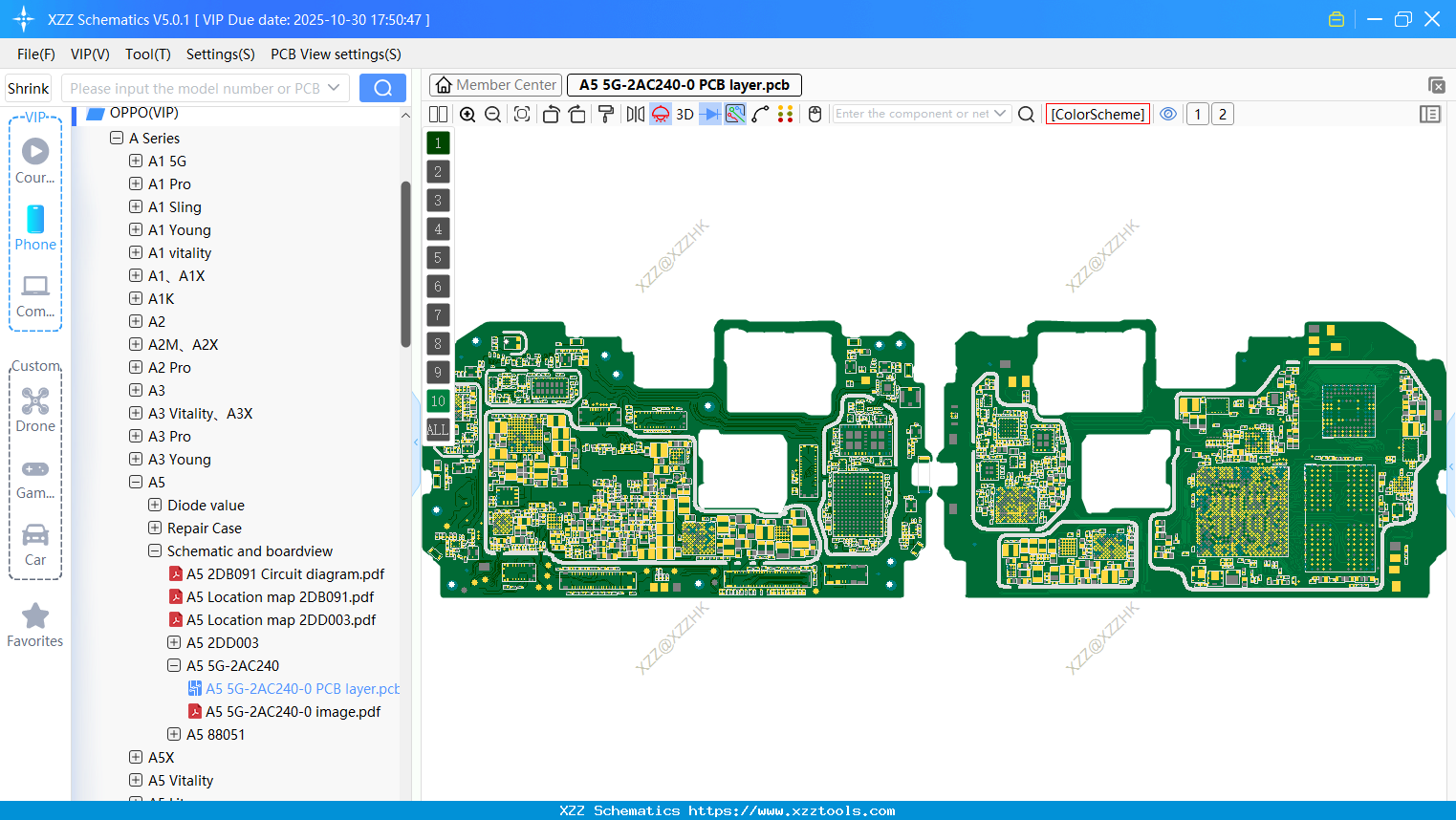 A5 5G-2AC240-0 PCB Layer